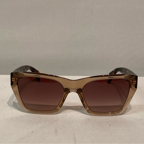 Womens Rag & Bone RNB1046/G/S Sunglasses Cat Eye Beige Havana 54mm Case & Pouch main image 11